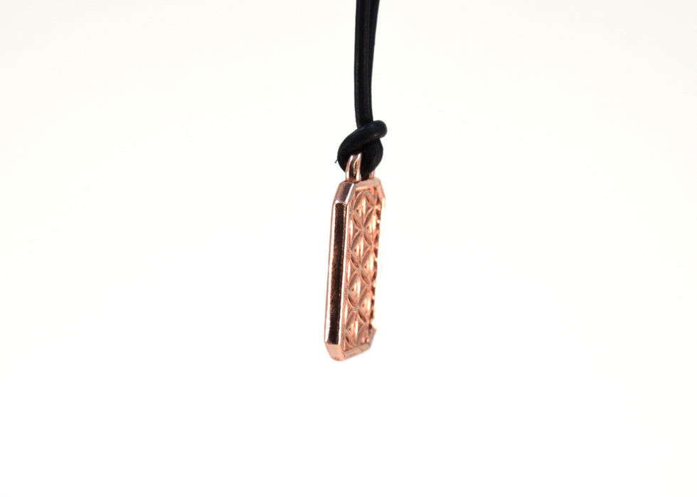 Flower of Life Dog Tag Necklace