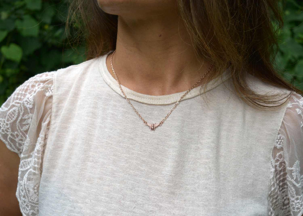 Small Bee Necklace